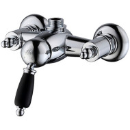 Смеситель для душа Caprigo Adria-Uno Black Edition 02B-517-crm Хром