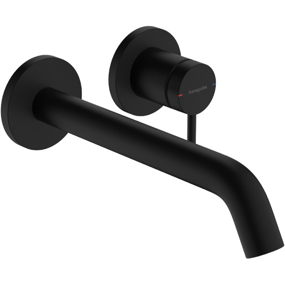 Смеситель для раковины Hansgrohe Tecturis S 73351670 Черный матовый
