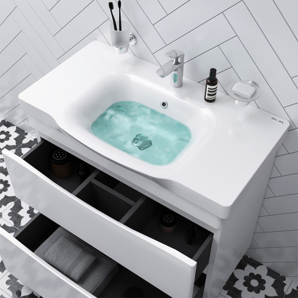 Тумба под раковину AM.PM Like 80 M80FSX0802WG Белая