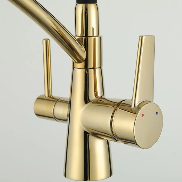 Смеситель для кухни Gappo G4398-13 Золото Черный Смеситель для кухни Gappo G4398-13 Золото Черный