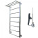 Электрический полотенцесушитель Тругор Браво 1 элТЭН 120x50 с полкой Хром Электрический полотенцесушитель Тругор Браво 1 элТЭН 120x50 с полкой Хром