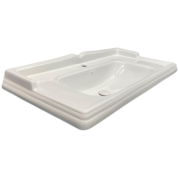 Тумба с раковиной Comforty Монако 100 00004136346 Белая