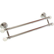 Полотенцедержатель Migliore Cristalia 16812 двойной Хром с кристаллами Swarovski