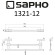 Полотенцедержатель Sapho Olymp 1321-12 Хром