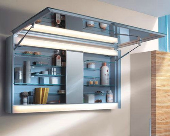 Зеркальный шкаф Keuco Edition 300 95 30203 171201 с подсветкой Белый