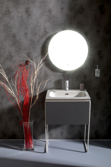 Тумба под раковину Boheme Armadi Art Vallessi 60 837-060-A matt подвесная Антрацит матовый