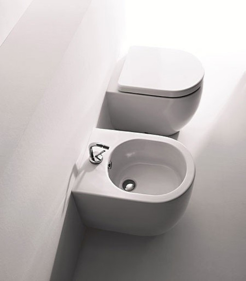 Биде Kerasan Flo 312001*1 Белое Биде Kerasan Flo 312001*1 Белое