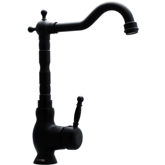 Смеситель для кухни Swedbe Selene 7141 Черный матовый Смеситель для кухни Swedbe Selene 7141 Черный матовый