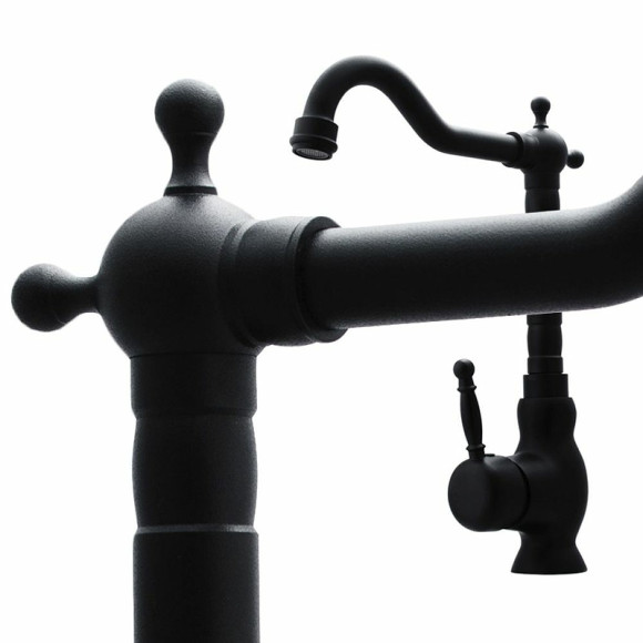 Смеситель для кухни Swedbe Selene 7141 Черный матовый Смеситель для кухни Swedbe Selene 7141 Черный матовый