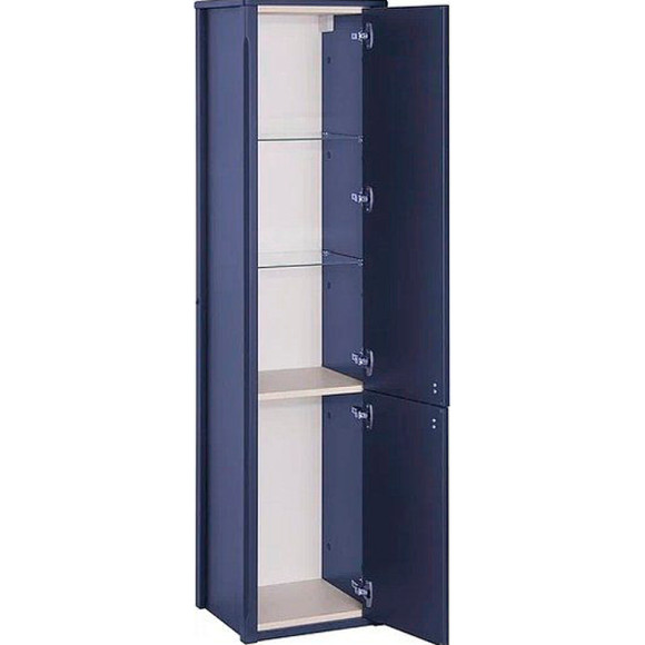 Шкаф пенал ASB-Woodline Кастелло 40 12070 подвесной Пейна (Синий)