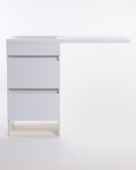 Тумба под раковину Orange Sistema 110 ST-50TUW Белая глянцевая Тумба под раковину Orange Sistema 110 ST-50TUW Белая глянцевая