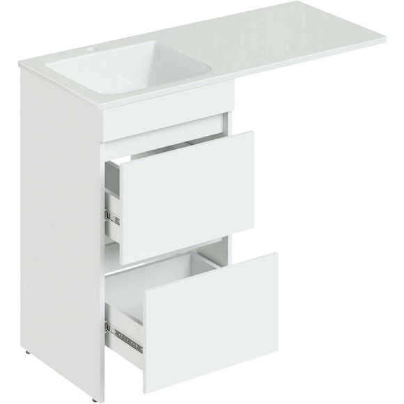 Тумба под раковину Orange Sistema 110 ST-50TUW Белая глянцевая Тумба под раковину Orange Sistema 110 ST-50TUW Белая глянцевая