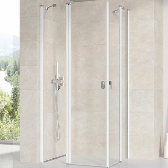 Душевая дверь Ravak Chrome CRV2-100 1QVA0100Z1 профиль Белый стекло Transparent Душевая дверь Ravak Chrome CRV2-100 1QVA0100Z1 профиль Белый стекло Transparent