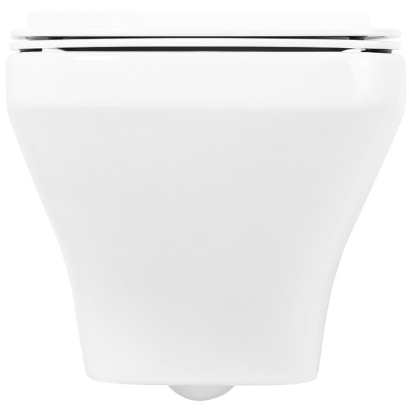 Унитаз BelBagno Sela BB3201CHR/BB3201SC подвесной Белый с сиденьем Микролифт Унитаз BelBagno Sela BB3201CHR/BB3201SC подвесной Белый с сиденьем Микролифт