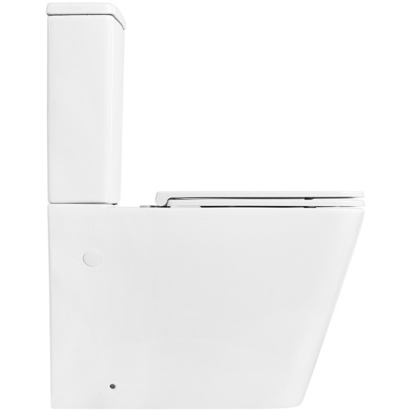 Унитаз компакт BelBagno Ardente R BB02093CPR/BB2312SC без бачка с сиденьем Микролифт