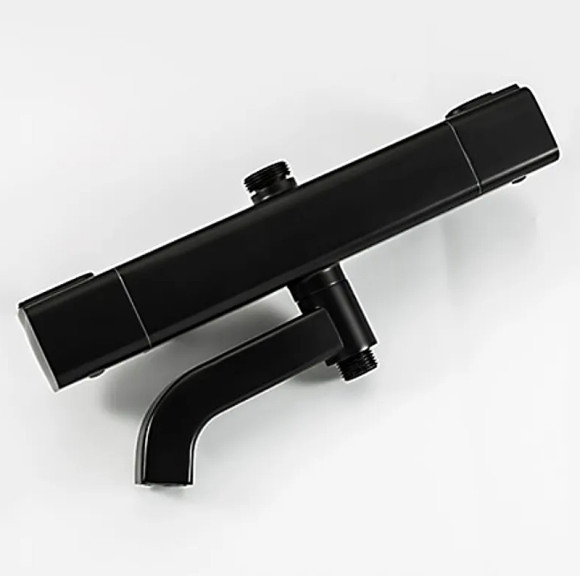 Душевая система Gappo G2491-6 с термостатом Черная матовая