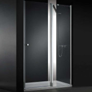Душевая дверь в нишу Cezares ELENA-W-B-12-90-P-Cr-R профиль Хром стекло рифленое