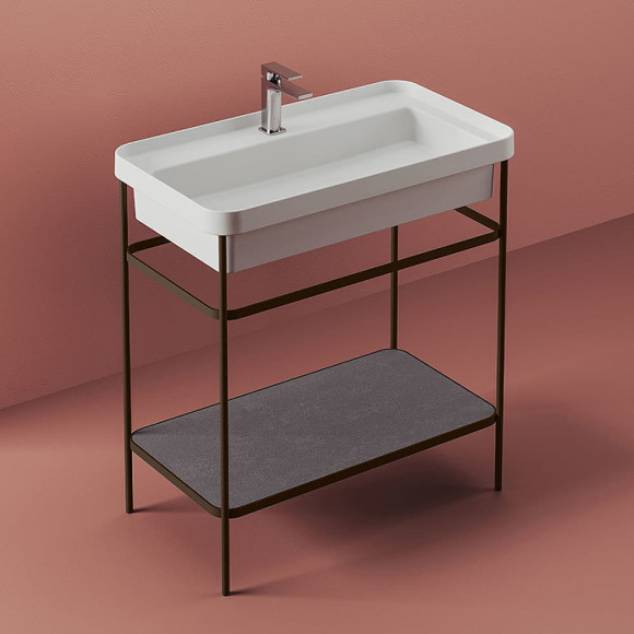 Консоль под раковину Artceram Fuori 80 ACA057 56 Moka