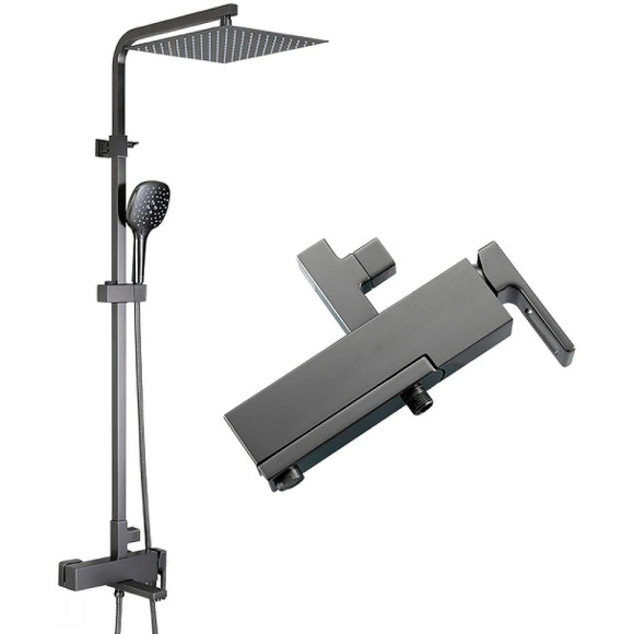 Душевая система Gappo G17-9 G2417-9 Оружейная сталь Душевая система Gappo G17-9 G2417-9 Оружейная сталь