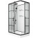Душевая кабина Niagara Standart 100x80 L ST100/80/15QL/KL/BKT без гидромассажа Душевая кабина Niagara Standart 100x80 L ST100/80/15QL/KL/BKT без гидромассажа