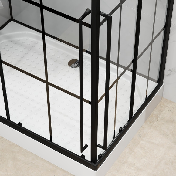 Душевая кабина Niagara Standart 100x80 L ST100/80/15QL/KL/BKT без гидромассажа Душевая кабина Niagara Standart 100x80 L ST100/80/15QL/KL/BKT без гидромассажа