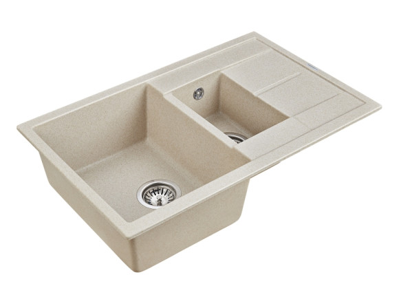Кухонная мойка Paulmark Flugen 60/1,5 PM237850-BE Бежевая Кухонная мойка Paulmark Flugen 60/1,5 PM237850-BE Бежевая