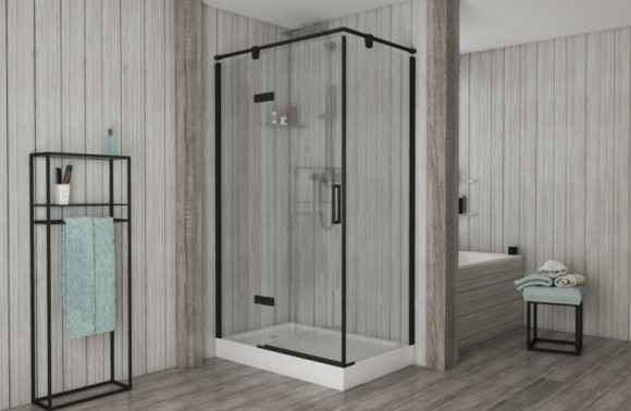 Душевой уголок Bravat Black Line 80x120 BS120.3112AB профиль Черный стекло прозрачное Душевой уголок Bravat Black Line 80x120 BS120.3112AB профиль Черный стекло прозрачное