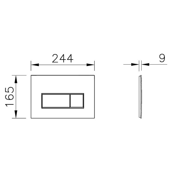 Комплект унитаза с инсталляцией Vitra Zentrum Square 9875B003-7201 с сиденьем Микролифт и клавишей смыва Хром глянцевый Комплект унитаза с инсталляцией Vitra Zentrum Square 9875B003-7201 с сиденьем Микролифт и клавишей смыва Хром глянцевый