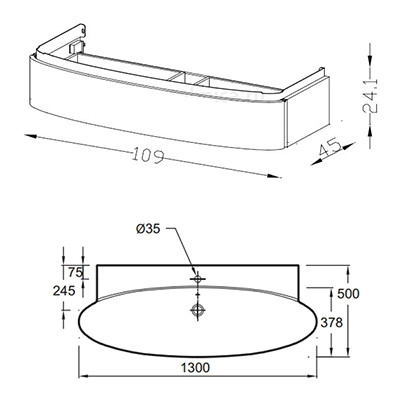 Тумба под раковину Jacob Delafon Presquile 130 EB1101-N21 подвесная Серый титан Тумба под раковину Jacob Delafon Presquile 130 EB1101-N21 подвесная Серый титан