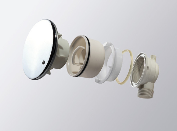 Акриловый поддон для душа Cezares Tray A 110x100 TRAY-A-AH-110/100-15-W Белый