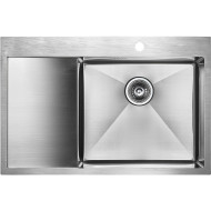 Кухонная мойка Paulmark Kroner-Edge 78F R PM777851-BSR Нержавеющая сталь Кухонная мойка Paulmark Kroner-Edge 78F R PM777851-BSR Нержавеющая сталь