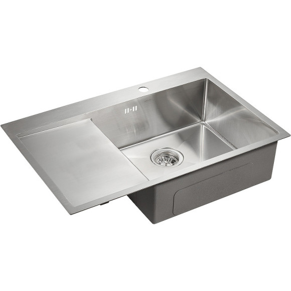 Кухонная мойка Paulmark Kroner-Edge 78F R PM777851-BSR Нержавеющая сталь Кухонная мойка Paulmark Kroner-Edge 78F R PM777851-BSR Нержавеющая сталь