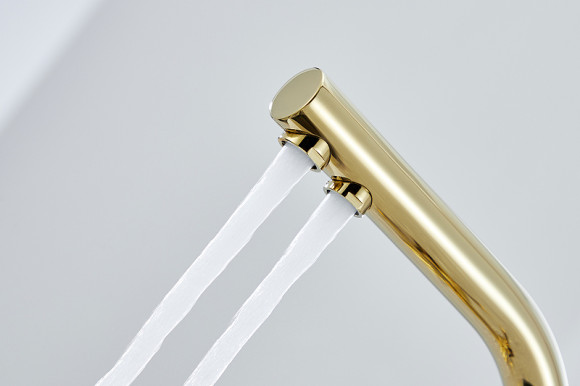 Смеситель для кухни Paulmark Essen Es213011-G Золото