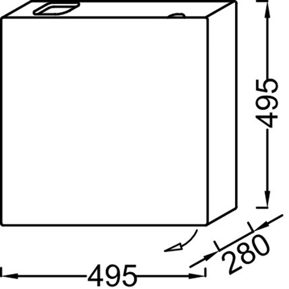 Тумба под раковину Jacob Delafon Terrace 50 EB1178-M61 подвесная Черная матовая