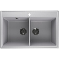 Кухонная мойка Ulgran Quartz Ruma 780-04 Платина