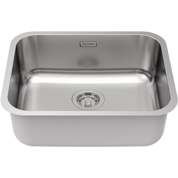 Кухонная мойка Paulmark Vello 53 Uni VE53-BS Брашированная нержавеющая сталь