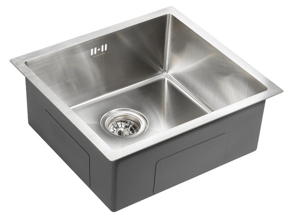 Кухонная мойка Paulmark Gerberg 48 Uni PM254844-BS Брашированная сталь Кухонная мойка Paulmark Gerberg 48 Uni PM254844-BS Брашированная сталь