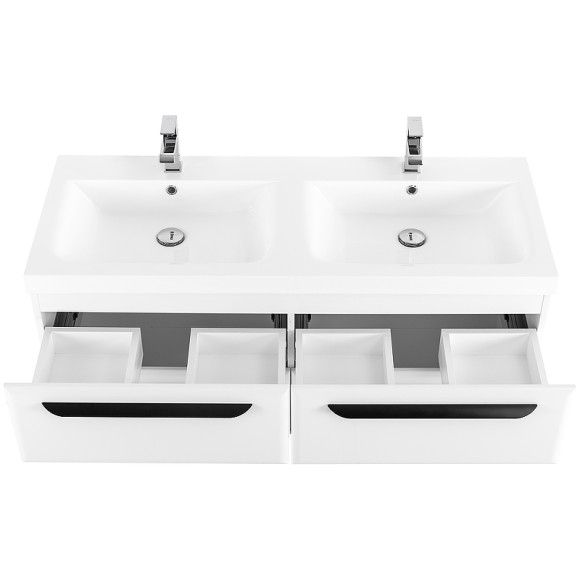 Тумба под раковину Cezares Eco 120 ECO-1200-4C-SO-2-BL подвесная Bianco Lucido