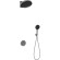 Душевая система Vincea Inspire VSFW-3I22MT3GM с термостатом Вороненая сталь