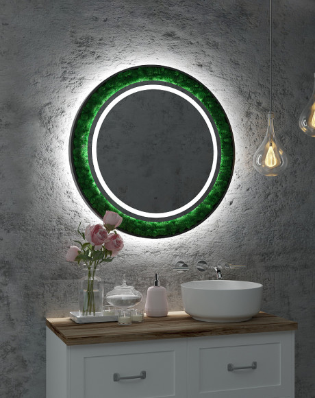 Зеркало Континент Forest 800 ЗЛП302 с подсветкой с бесконтактным выключателем