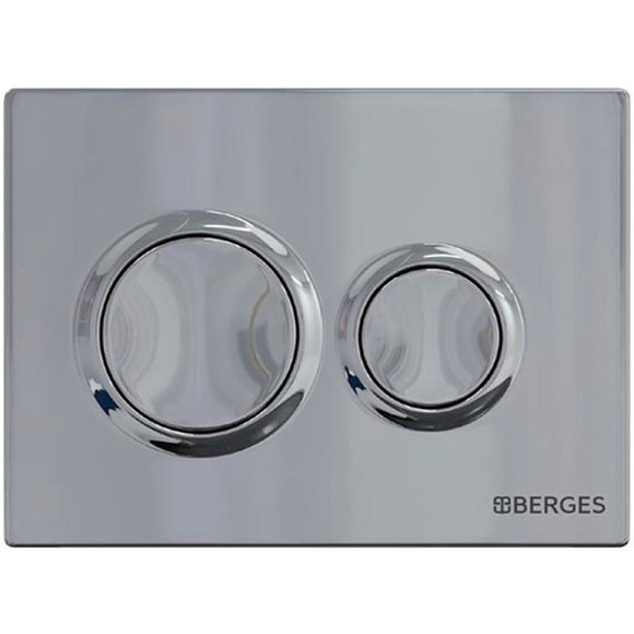 Инсталляция Berges Novum L3 040263 для унитаза с клавишей смыва Хром глянцевый