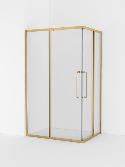 Душевой уголок Cezares Relax-304 120x90 RELAX-304-AH-2-120/90-C-BORO профиль Брашированное золото стекло прозрачное Душевой уголок Cezares Relax-304 120x90 RELAX-304-AH-2-120/90-C-BORO профиль Брашированное золото стекло прозрачное