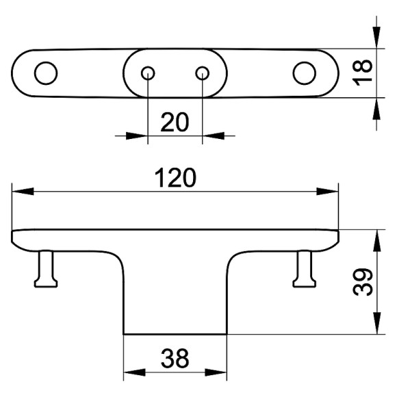 Крючок для полотенца Keuco Edition 400 11515 010000 Хром
