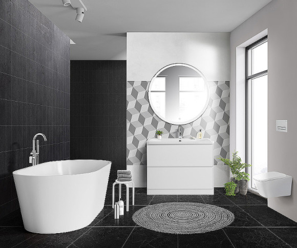 Тумба под раковину BelBagno 100 ALBANO-1000-2C-PIA-BL Bianco Lucido