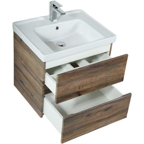 Тумба под раковину Art&Max AM-Techno-600-2C-SO-LW646 подвесная Дуб бомонд Лофт Тумба под раковину Art&Max AM-Techno-600-2C-SO-LW646 подвесная Дуб бомонд Лофт