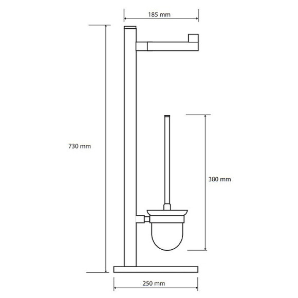 Напольная стойка Bemeta Omega 104836012 Хром Напольная стойка Bemeta Omega 104836012 Хром