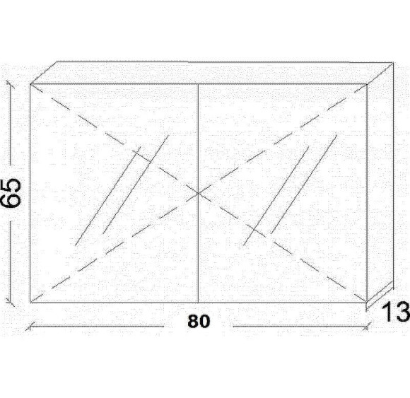 Зеркальный шкаф Boheme Armadi Art Vallessi 80 547-L с подсветкой Дуб светлый матовый Зеркальный шкаф Boheme Armadi Art Vallessi 80 547-L с подсветкой Дуб светлый матовый