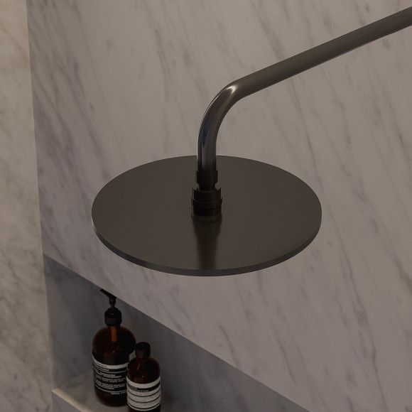 Верхний душ Omnires Slimline WG125CAT Антрацит Верхний душ Omnires Slimline WG125CAT Антрацит