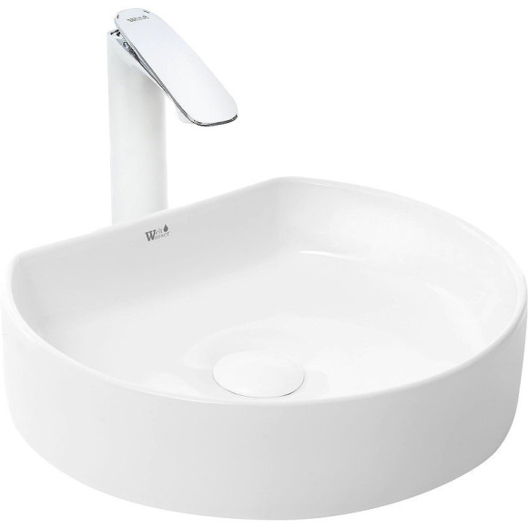 Раковина-чаша WeltWasser Elbach 3041 40 10000004569 Белый глянец