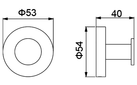 Крючок Timo Saona 13011/03 Черный